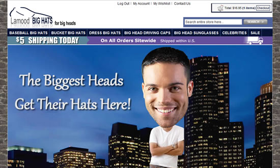 Lamood Big Hats Website